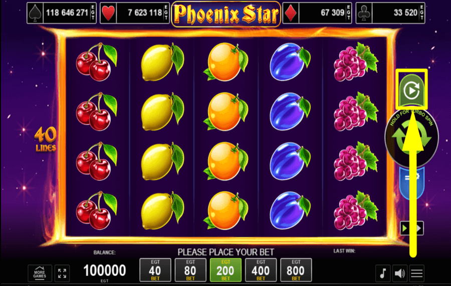 Phoenix Star ПРОДОЛЖАЙТЕ АВТОМАТИЧЕСКИЕ ВРАЩЕНИЯ.