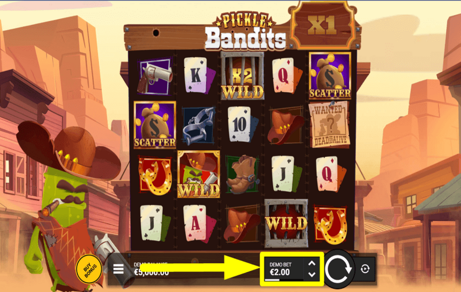 Pickle Bandits ADJUST THE WAGER.