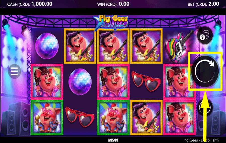 Pig Gees Disco Farm JOUEZ POUR DES RÉCOMPENSES.