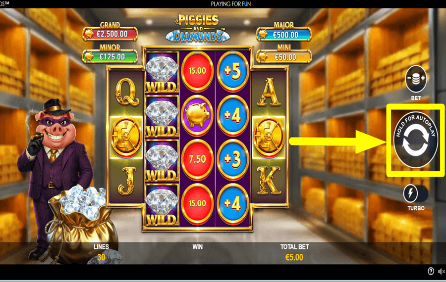 Piggies and Diamonds SPIELE DAS SPIEL.
