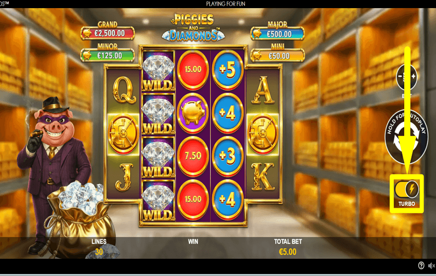 Piggies and Diamonds BESCHLEUNIGE DEIN TEMPO.