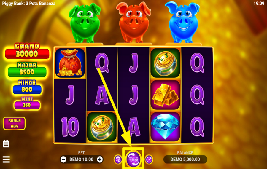 Piggy Bank 3 Pots Bonanza JOIN THE SPINNING!