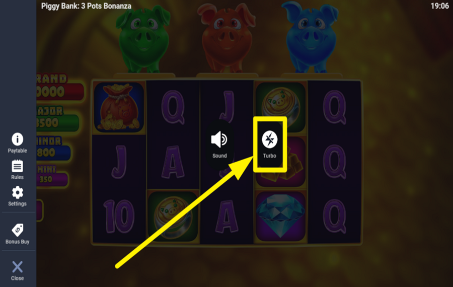 Piggy Bank 3 Pots Bonanza AMP UP THE GAME.