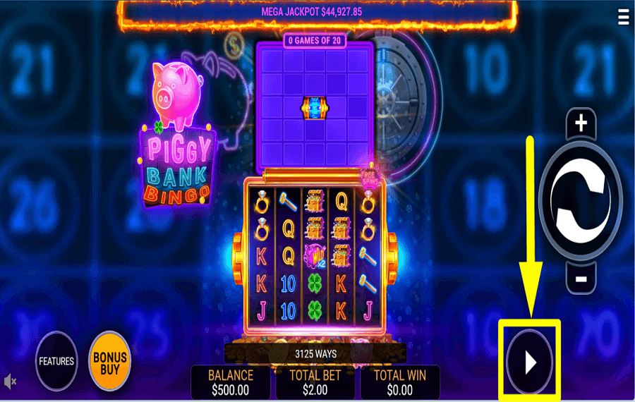 Piggy Bank Bingo SPIN AUTOMATICALLY.