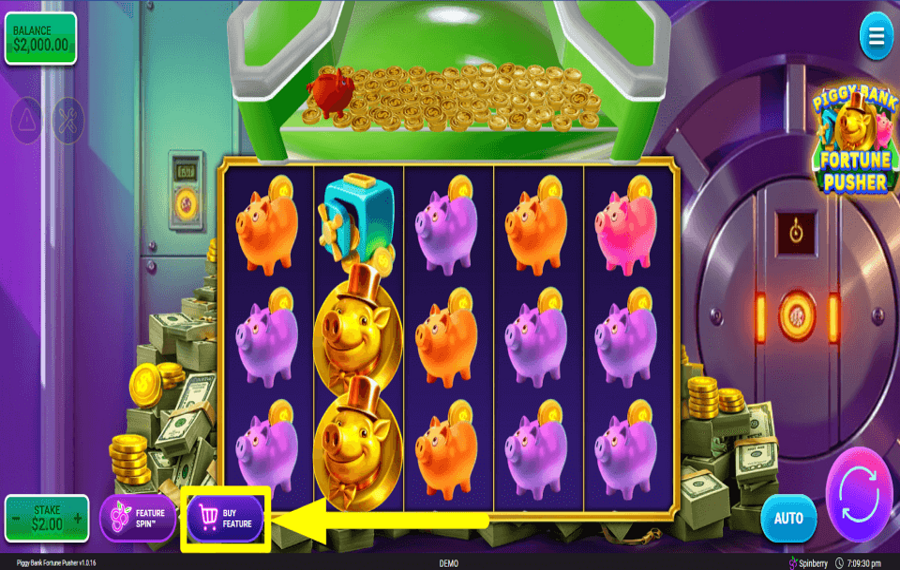 Piggy Bank Fortune Pusher SICHERN SIE SICH DEN BONUS.