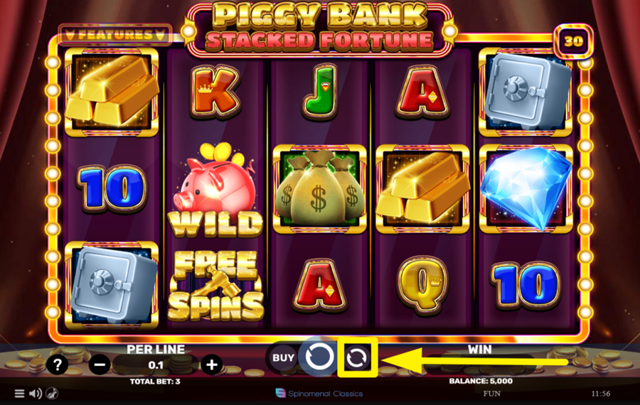 Piggy Bank Stacked Fortune AUTOPLAY AKTIVIEREN.