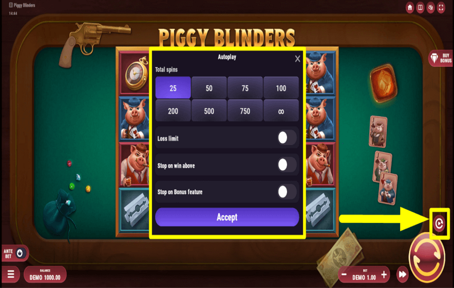 Piggy Blinders ДЕЙСТВУЙТЕ АВТОМАТИЧЕСКИ.