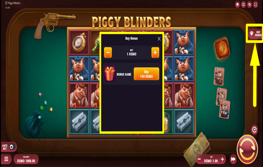 Piggy Blinders ПЛАТИТЕ ЗА ФУНКЦИИ.