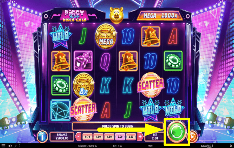 Piggy Blitz Disco Gold JOUER LE JEU.