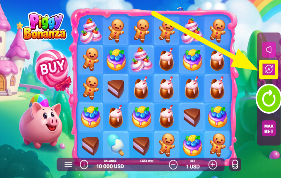 Piggy Bonanza VERWENDEN SIE DIE AUTOPLAY-FUNKTION.