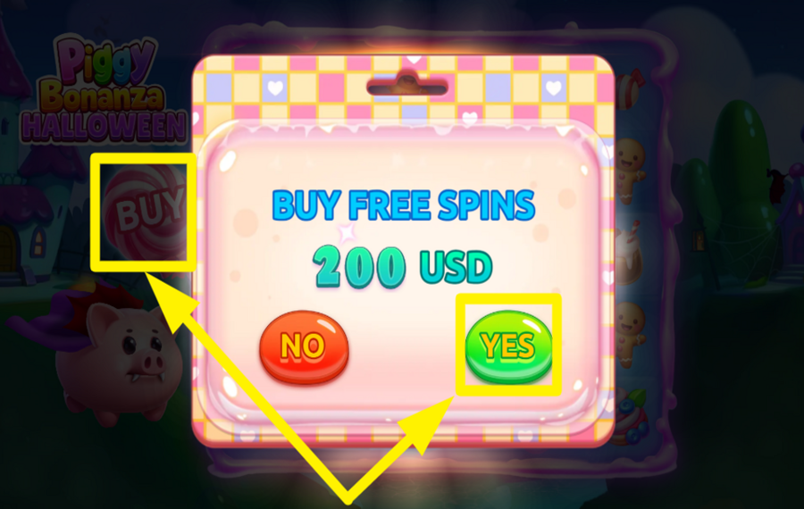 Piggy Bonanza Halloween BUY FREE SPINS.