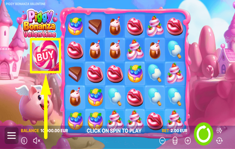 Piggy Bonanza Valentine CLAIM EXTRA SPINS.