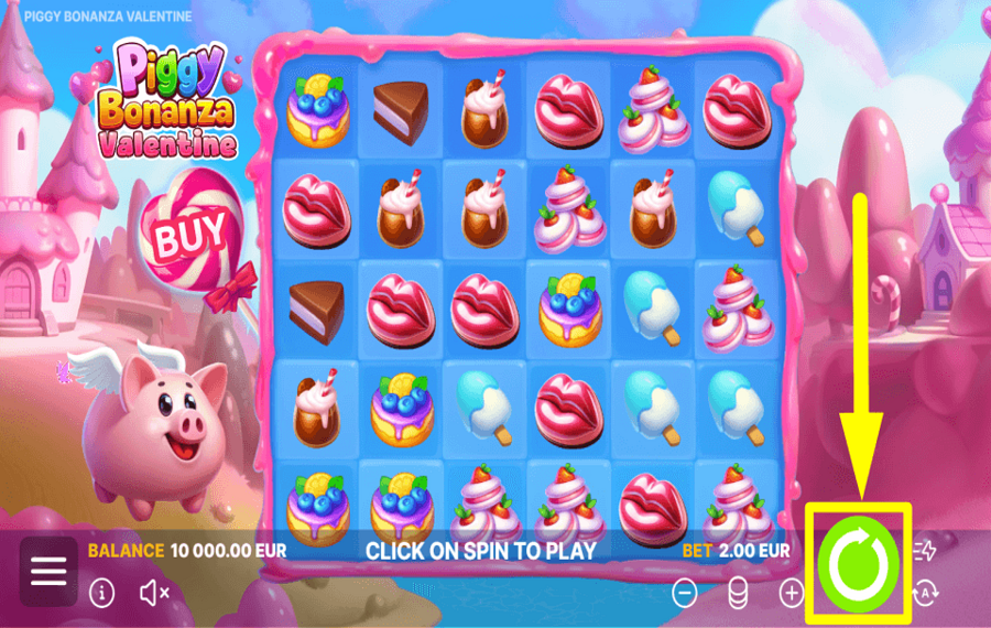 Piggy Bonanza Valentine GIVE IT A GO.