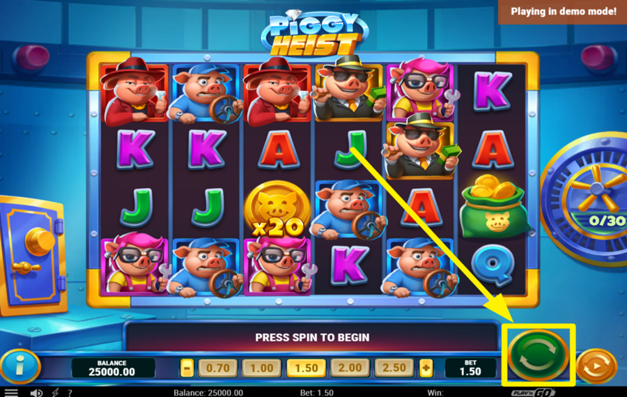 Piggy Heist SPIN TO WIN!