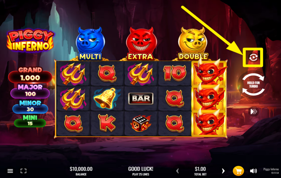 Piggy Inferno DÉMARRER LA LECTURE AUTOMATIQUE.