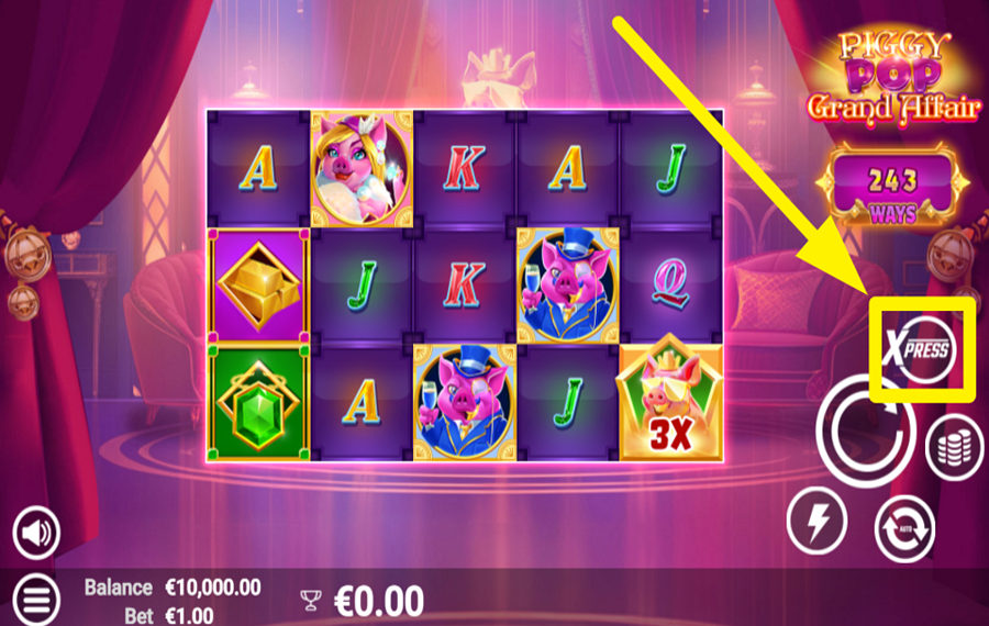 Piggy Pop Grand Affair UNLOCK BONUS FEATURES.