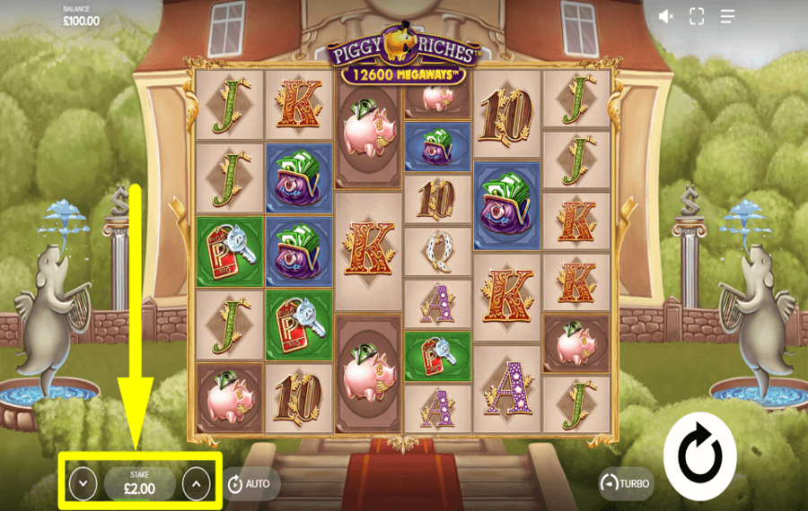 Piggy Riches Megaways ВЫБЕРИТЕ СВОЮ СТАВКУ.