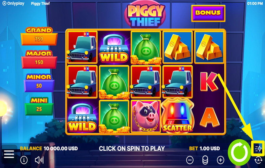 Piggy Thief CHANGE THE SPEED.