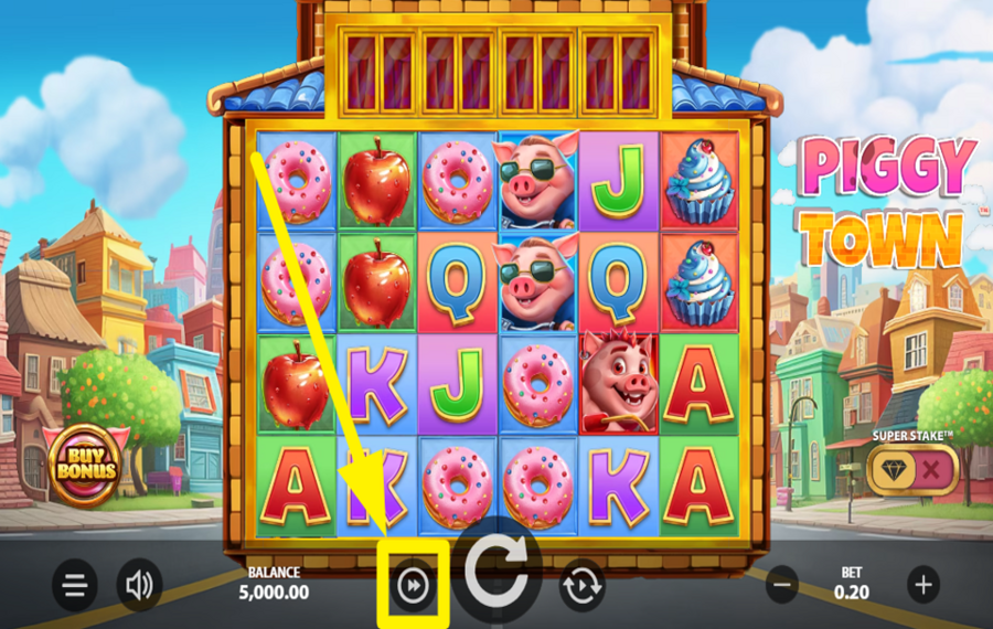 Piggy Town ACTIVATE TURBO MODE!