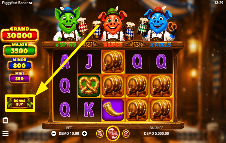 Piggyfest Bonanza SICHERN SIE SICH EINEN BONUS!