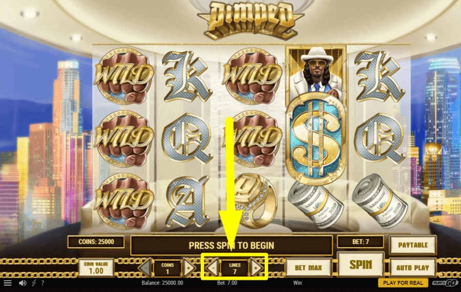 Pimped CAMBIARE LE LINEE DI PAGAMENTO.