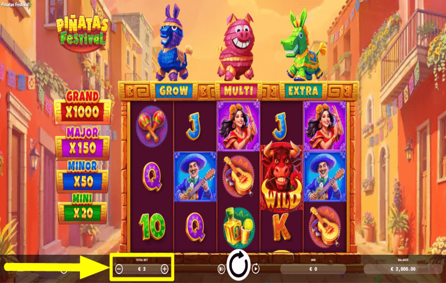 Pinatas Festival MODIFY THE WAGER.