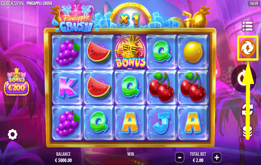 Pineapple Crush ИЗМЕНИТЕ СКОРОСТЬ ОТЖИМА.