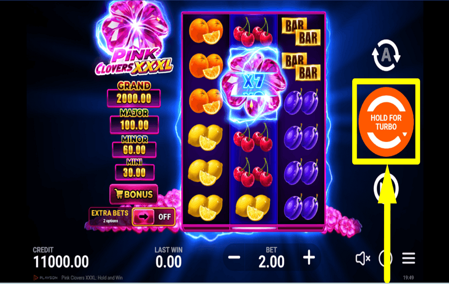Pink Clovers XXXL Hold and Win VISEZ LES PRIX.