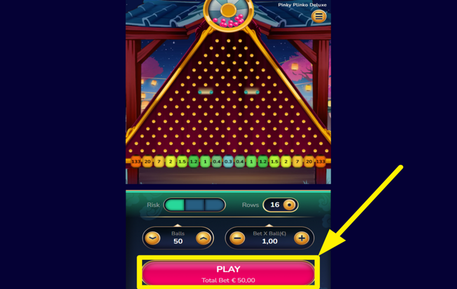 Pinky Plinko Deluxe JOUER LE JEU.