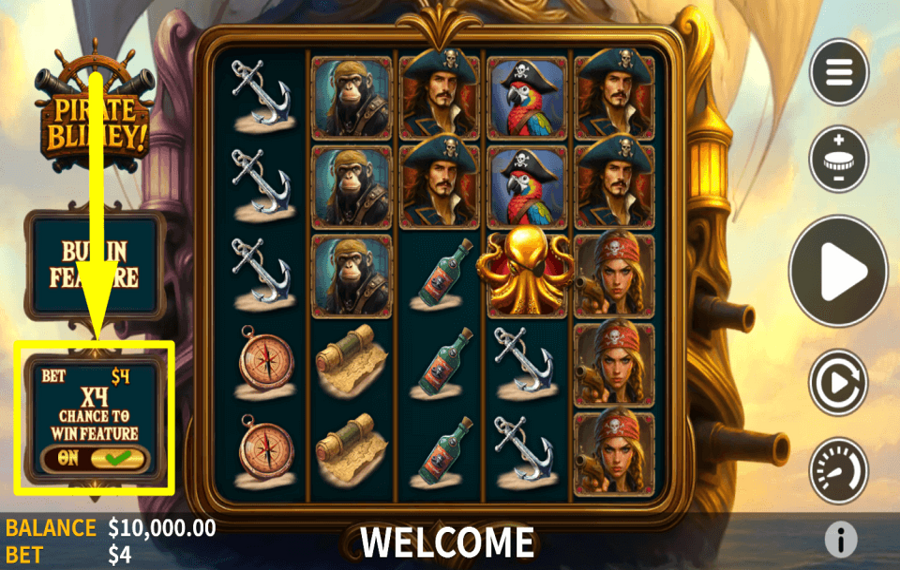 Pirate Blimey CHANGE YOUR LUCK.