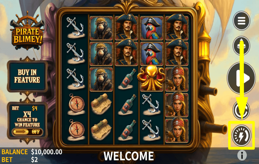 Pirate Blimey CONTROL YOUR SPEED.