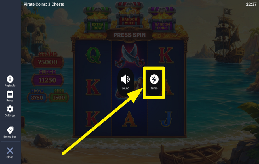 Pirate Coins 3 Chests РАСКРОЙТЕ ТУРБО-ЗАГРУЗКУ.