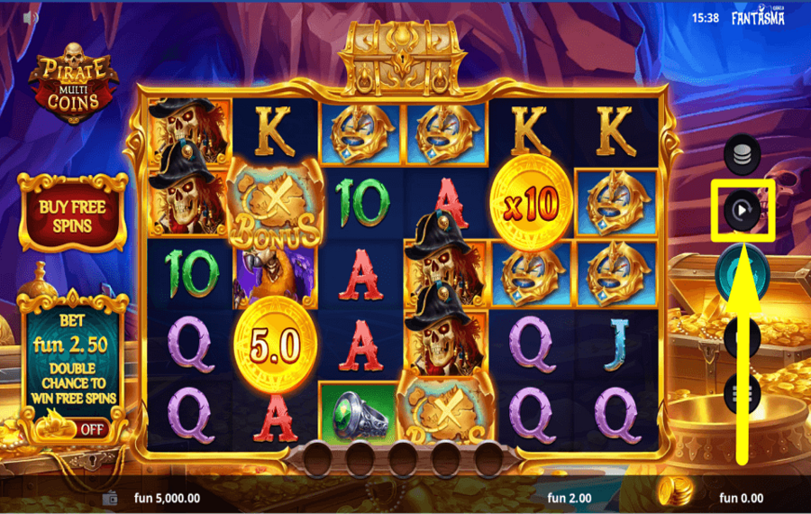 Pirate Multi Coins ВЫБЕРИТЕ АВТОМАТИЧЕСКИЕ СПИНЫ.