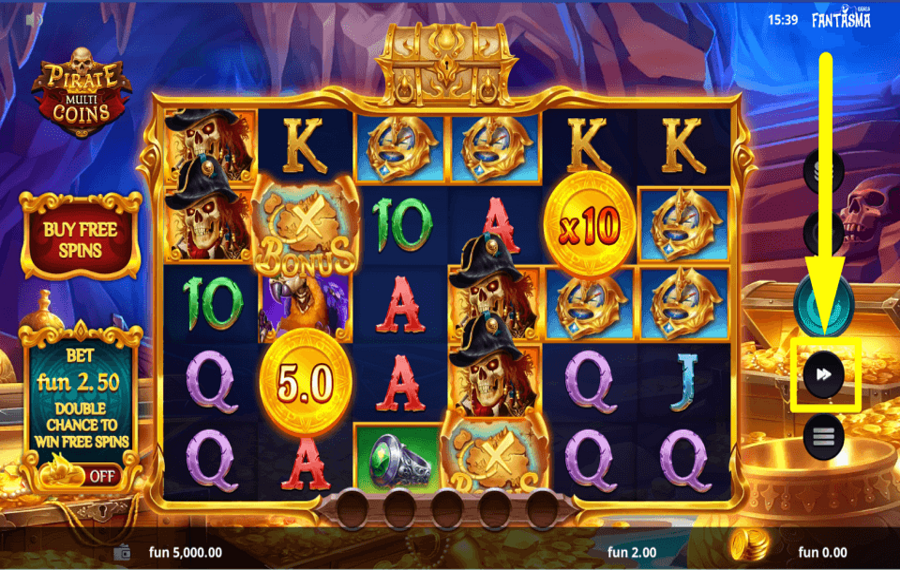 Pirate Multi Coins ИЗМЕНИТЬ СКОРОСТЬ ИГРЫ.