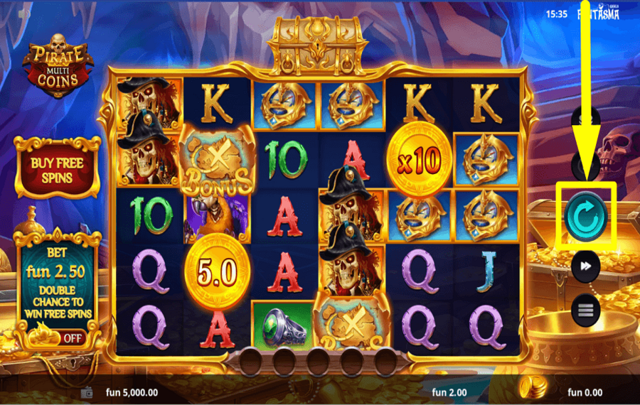 Pirate Multi Coins НАЖМИТЕ ВРАЩАТЬ, ЧТОБЫ НАЧАТЬ.