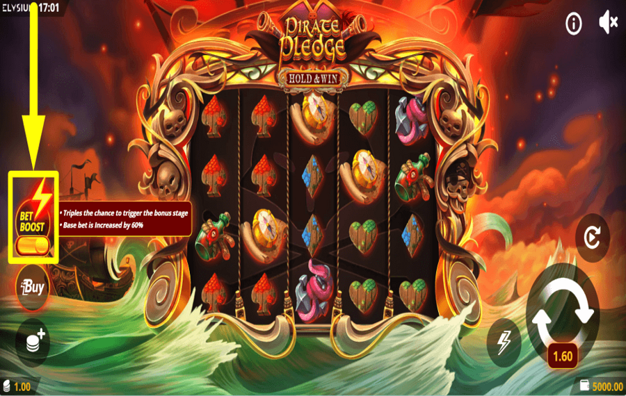 Pirate Pledge APPLIQUER LE BOOST DE PARI.