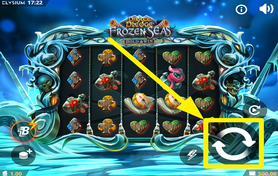 Pirate Pledge Frozen Seas GIRA LOS CARRETES.
