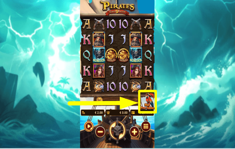 Pirates Gold Rush COLLECT EXTRA SPINS.