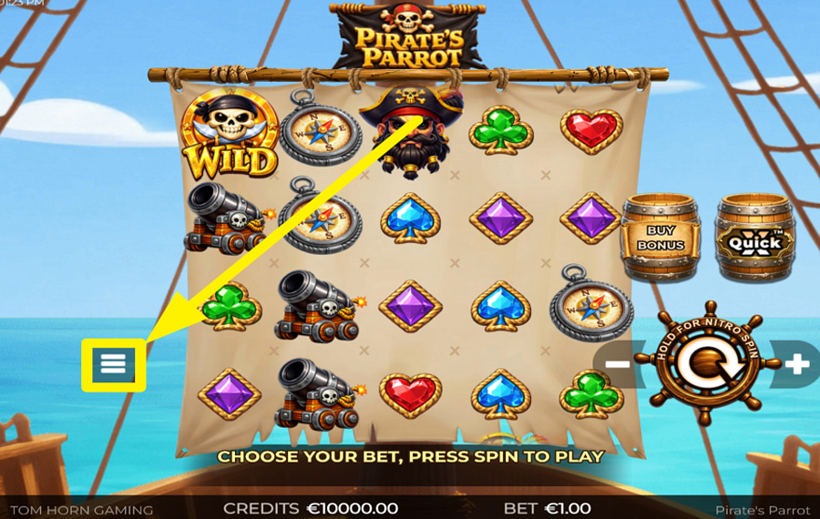 Pirates Parrot TRIGGER AUTOMATIC PLAY.