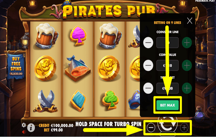 Pirates Pub GO ALL IN.