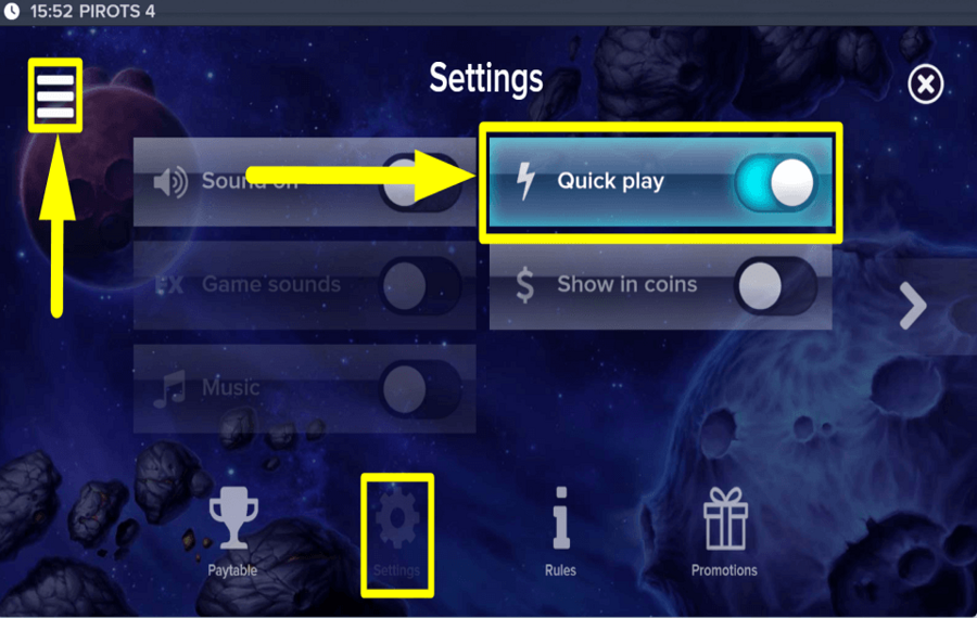 Pirots 4 ИЗМЕНИТЕ ТЕМП.