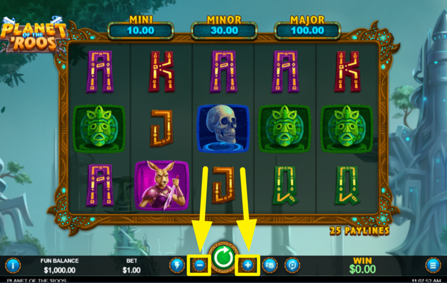 Planet of the Roos ADJUST YOUR BET.