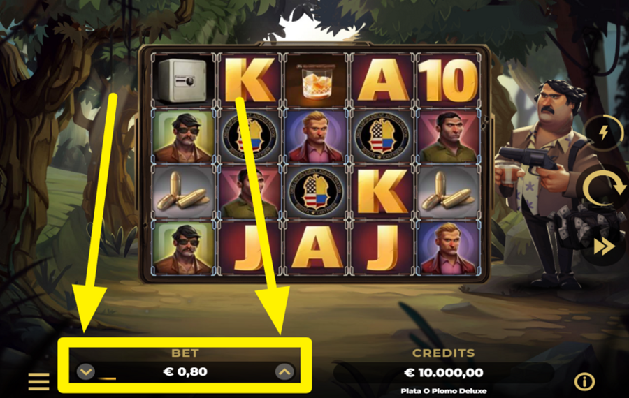 Plata o Plomo Deluxe PLATZIEREN SIE IHRE WETTE.