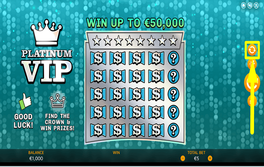 Platinum VIP PROCÉDER AUTOMATIQUEMENT.