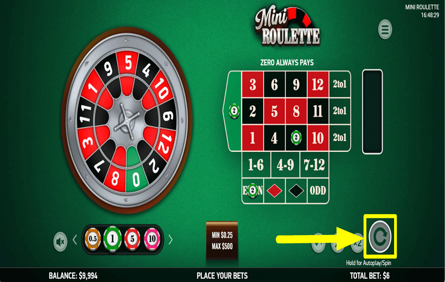 Platipus Gaming Mini Roulette ОТПРАВЛЯЙТЕСЬ НА ПРОГУЛКУ.