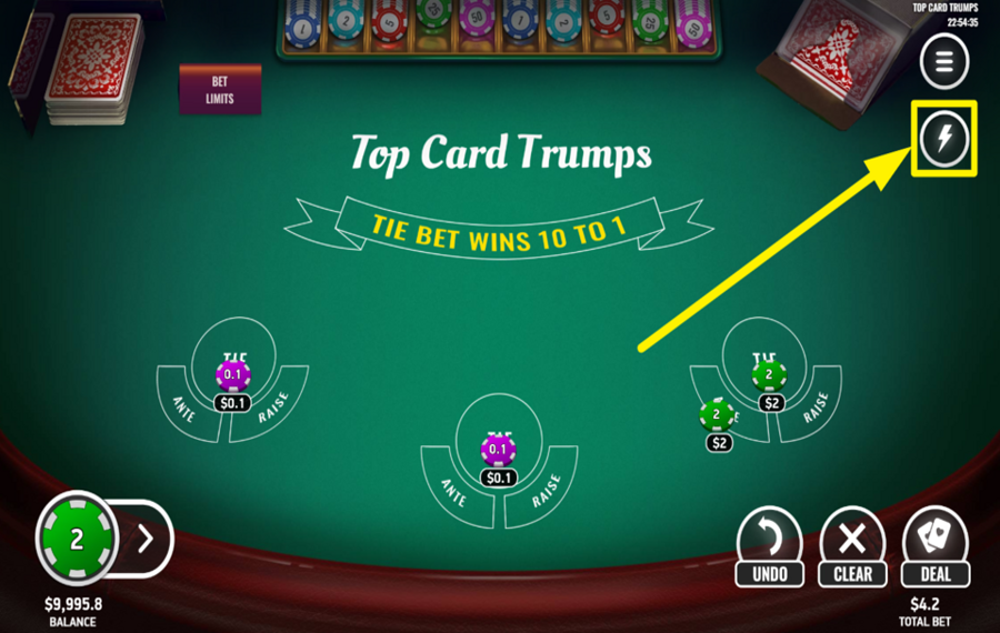 Platipus Gaming Top Card Trumps CHANGEZ LA VITESSE.