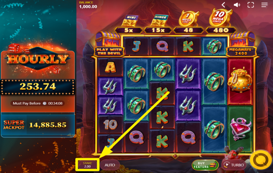 Play With the Devil Megaways ИЗМЕНИТЕ СВОЮ СТАВКУ.