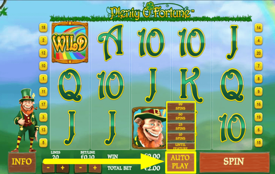 Plenty O Fortune ИСПОЛЬЗУЙТЕ ФУНКЦИЮ АВТОИГРА.