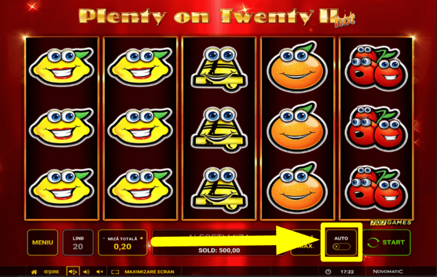 Plenty on Twenty 2 Hot ВЫБЕРИТЕ АВТОМАТИЧЕСКИЕ СПИНЫ.