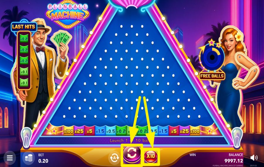 Plinball Machine MOLLIAMO LE PALLE!